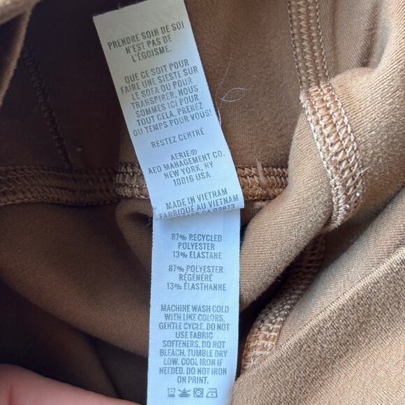 Offline By Aerie The Hugger Leggings Women's S/P Brown Hi Rise Yoga Pants - Picture 5 of 11